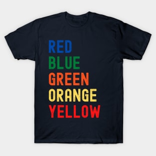 Colour Test T-Shirt